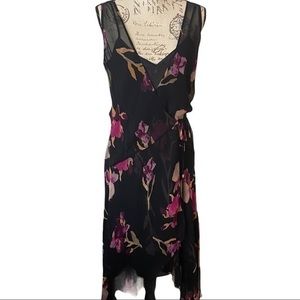 NWT TESS DRESS SIZE 10 MIDI H/L HEM